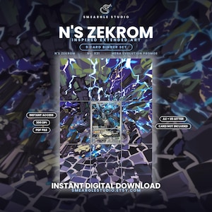 N's Zekrom 31 Extended Binder Art Display (téléchargement numérique)