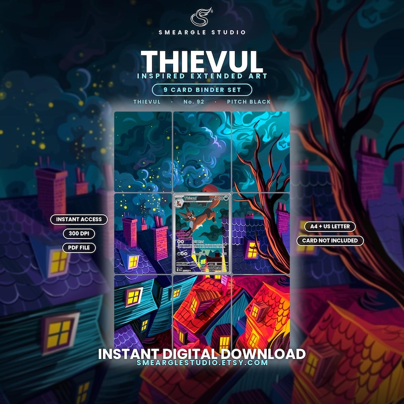 Thievul 92/84 Extended Binder Art Display (Digital Download) image 1