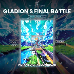 Gladion's Final Battle 118 Extended Binder Art Display (Digital Download) image 1