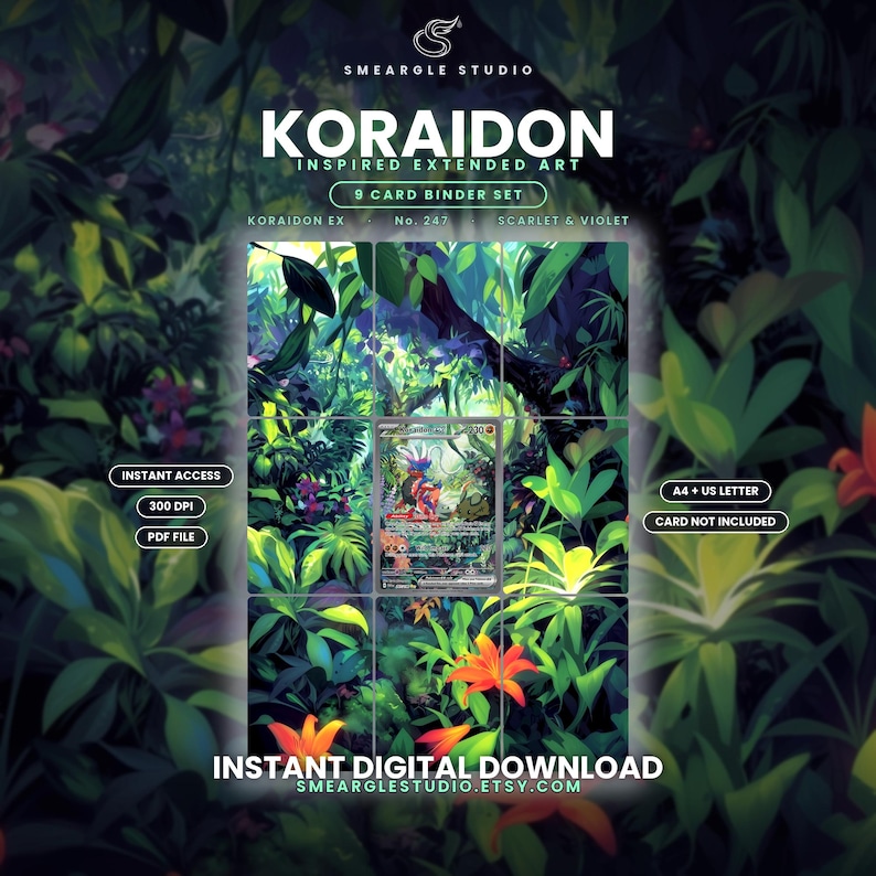 Koraidon ex 247/198 Extended Binder Art Display (Digital Download) image 1