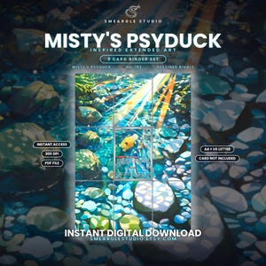 Misty's Psyduck 193/182 Extended Binder Art Display (Digital Download)