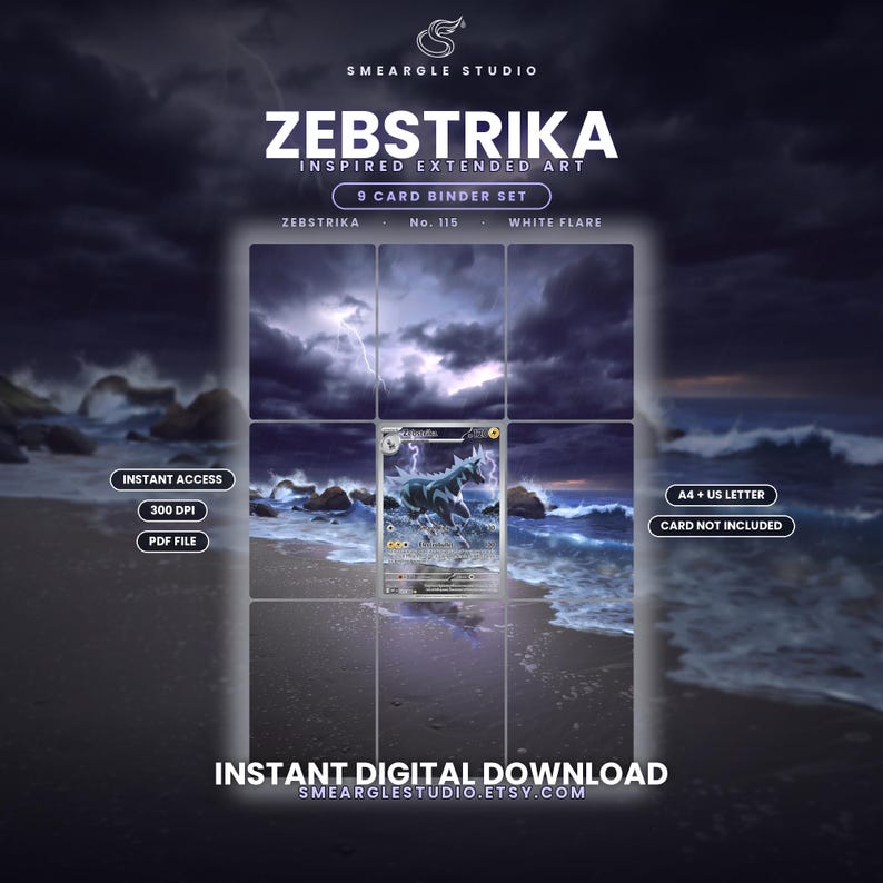 Zebstrika 115/86 Extended Binder Art Display (Digital Download) image 1