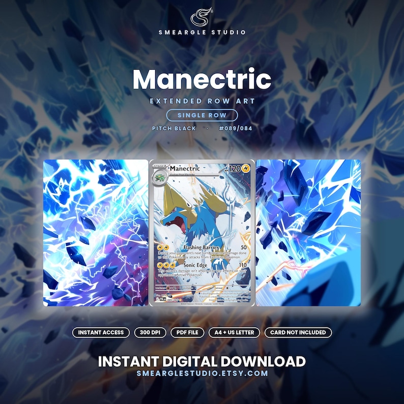 Manectric 89/84 Extended Row Art (Digital Download) image 1