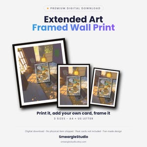 Espurr 95/88 Extended Art - Pokemon Framed Wall Print | Printable Digital Download Poster image 1