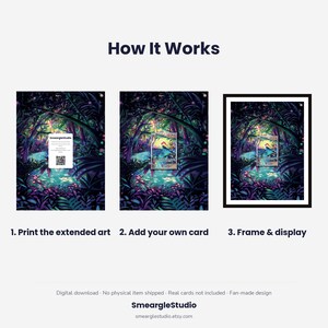 Scream Tail 65 Extended Art - Pokemon Framed Wall Print | Printable Digital Download Poster image 4