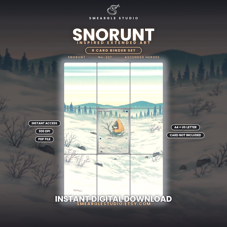 Snorunt 227/217 Rozszerzony ekspozytor sztuki segregatorowej (pobieranie cyfrowe) zdjęcie 1