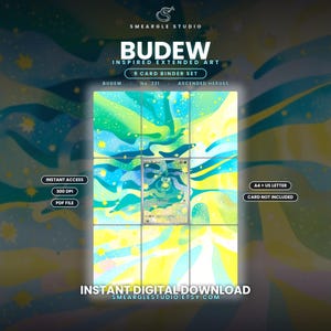 Budew 221/217 Extended Binder Art Display (Digital Download)