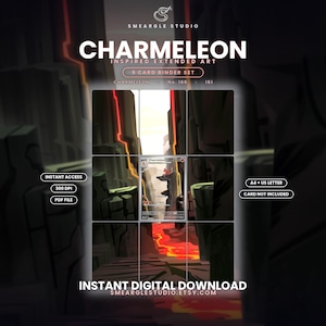 Charmeleon 169/165 Extended Binder Art Display (Digital Download) image 1