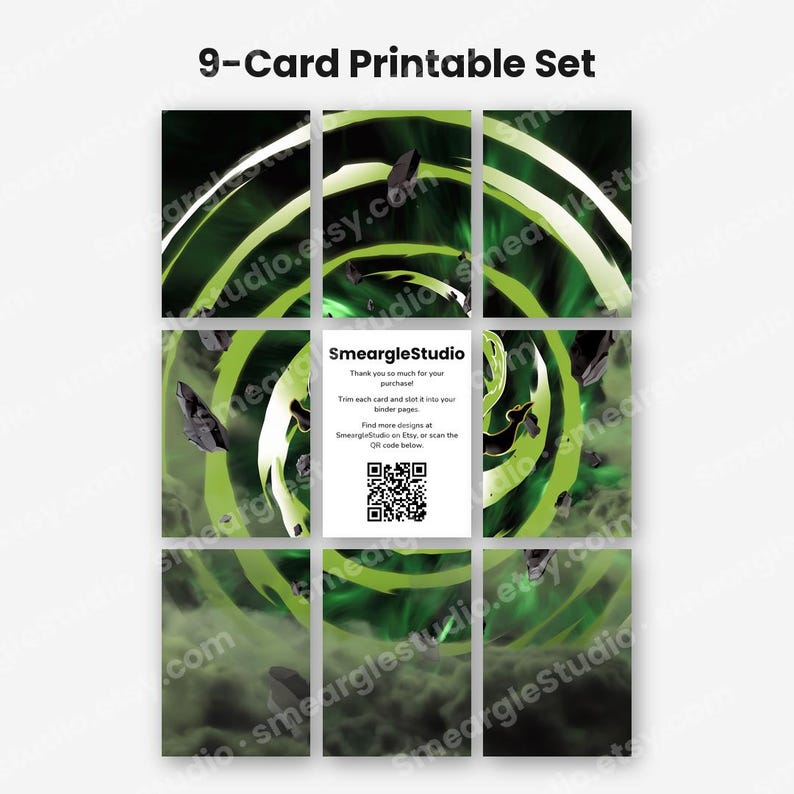 Mega Darkrai ex 101 Extended Binder Art Display (Digital Download) image 4