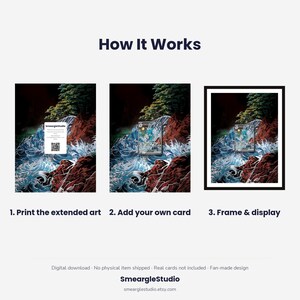 Kingdra ex 131 Extended Art - Pokemon Framed Wall Print | Digital Download image 4