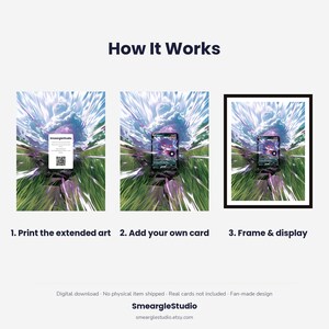 Gengar V 156/264 Arte Extendido - Lámina enmarcada de Pokémon / Descarga digital imagen 4