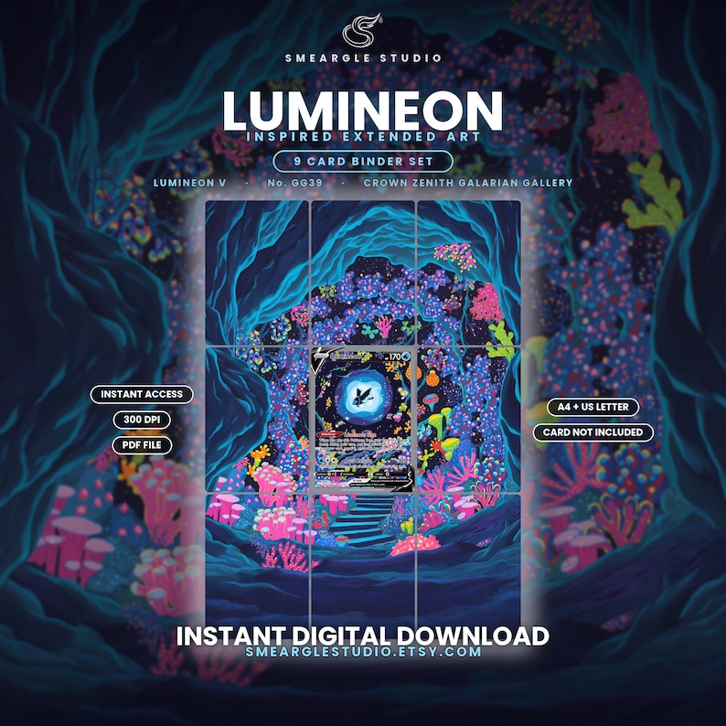 Lumineon V GG39/GG70 Extended Binder Art Display (Digital Download) image 1
