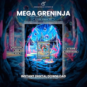 Mega greninja - Etsy 日本