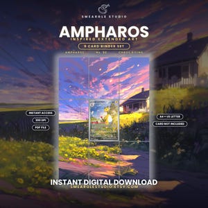 Ampharos 90/86 Extended Binder Art Binder Display (Digital Download)