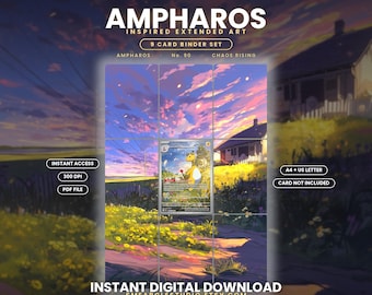 Ampharos 90/86 Extended Binder Art Binder Display (Digital Download)