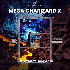 Mega Charizard X ex 125/94 Extended Binder Art Display (Download digitale)