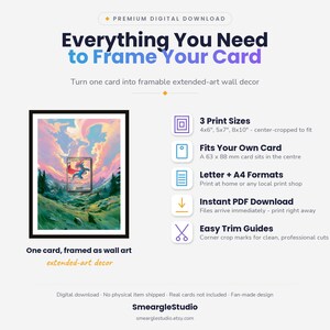 Salamence ex 187/159 Extended Art - Pokemon Framed Wall Print | Digital Download image 2