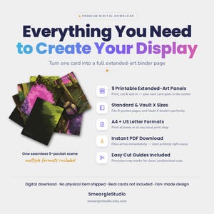 Gengar TG06/TG30 Extended Binder Art Display (Digital Download) image 2