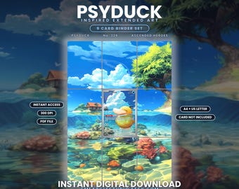 Psyduck 226/217 Extended Binder Art Binder Display (Digital Download)