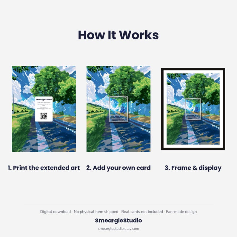 Heracross 194/193 Extended Art - Pokemon Framed Wall Print | Printable Digital Download Poster image 3