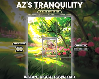 AZ's Tranquility 120/86 Extended Binder Art Display (Digital Download)