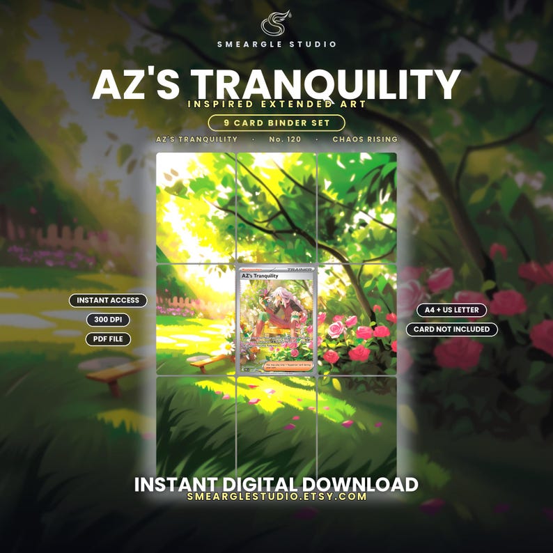 AZ's Tranquility 120/86 Extended Binder Art Display (Digital Download) image 1