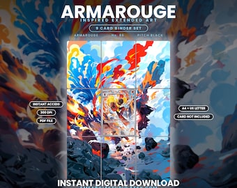 Exhibición de arte de la carpeta extendida del Armarouge 86/84 (Descarga digital)