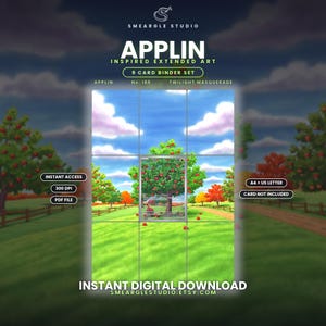 Applin 185/167 Extended Binder Art Display (Digital Download) image 1