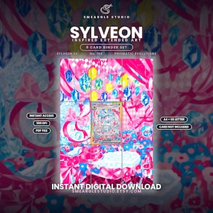 Sylveon ex 156/131 Extended Binder Art Display (Digital Download) image 1