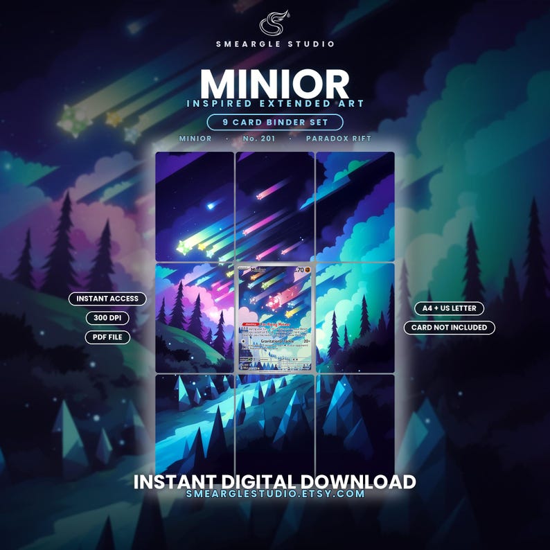 Minior 201/182 Extended Binder Art Display (Digital Download) image 1