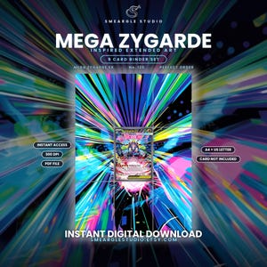 Mega Zygarde ex 120/88 Extended Binder Art Display (Digital Download) image 1