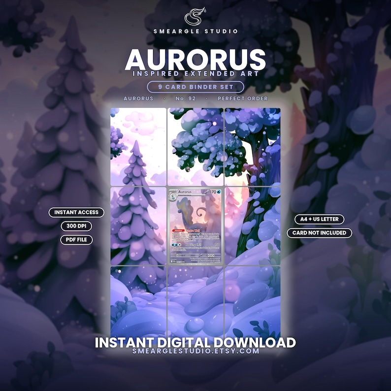Aurorus 92/88 Rozszerzona ekspozycja grafik segregatorowych (pobranie cyfrowe) zdjęcie 1