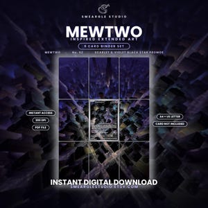 Mewtu 52 Binder Art Display (Digitaler Download)