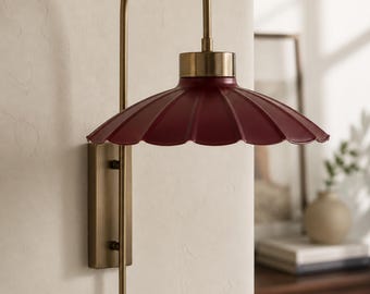 Modern Wall Sconce Lighting Hardwired Wall Lamp Bedside Light Brass Fixture Bedroom Hallway Decor