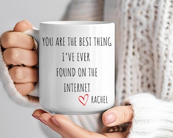 Mug Boyfriend amusant, objet trouvé sur Internet, cadeau d'anniversaire