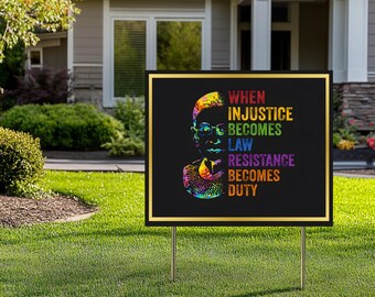 Enseigne de jardin RBG Resist : t-shirt de protestation politique