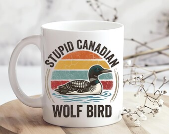 Tasse en poterie oiseau loup canadien stupide rétro, tasse de film rivalité chauffée, tasse Hollander Rozanov, tasse romance hockey LGBT