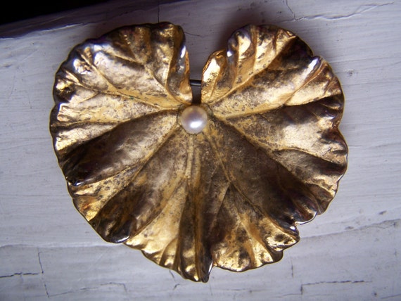 Vintage 1940's NAPIER Sterling Vermeil Pansy Flowe