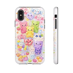 Kawaii Candy Kawaii Phone Case | Cute Sweets Pattern Tough Case