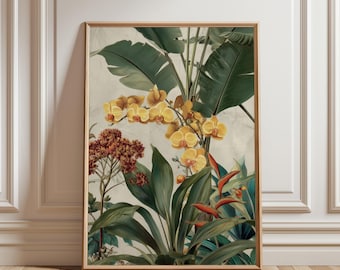 Four Orchids No. 2 Original Acrylic Painting - Etsy