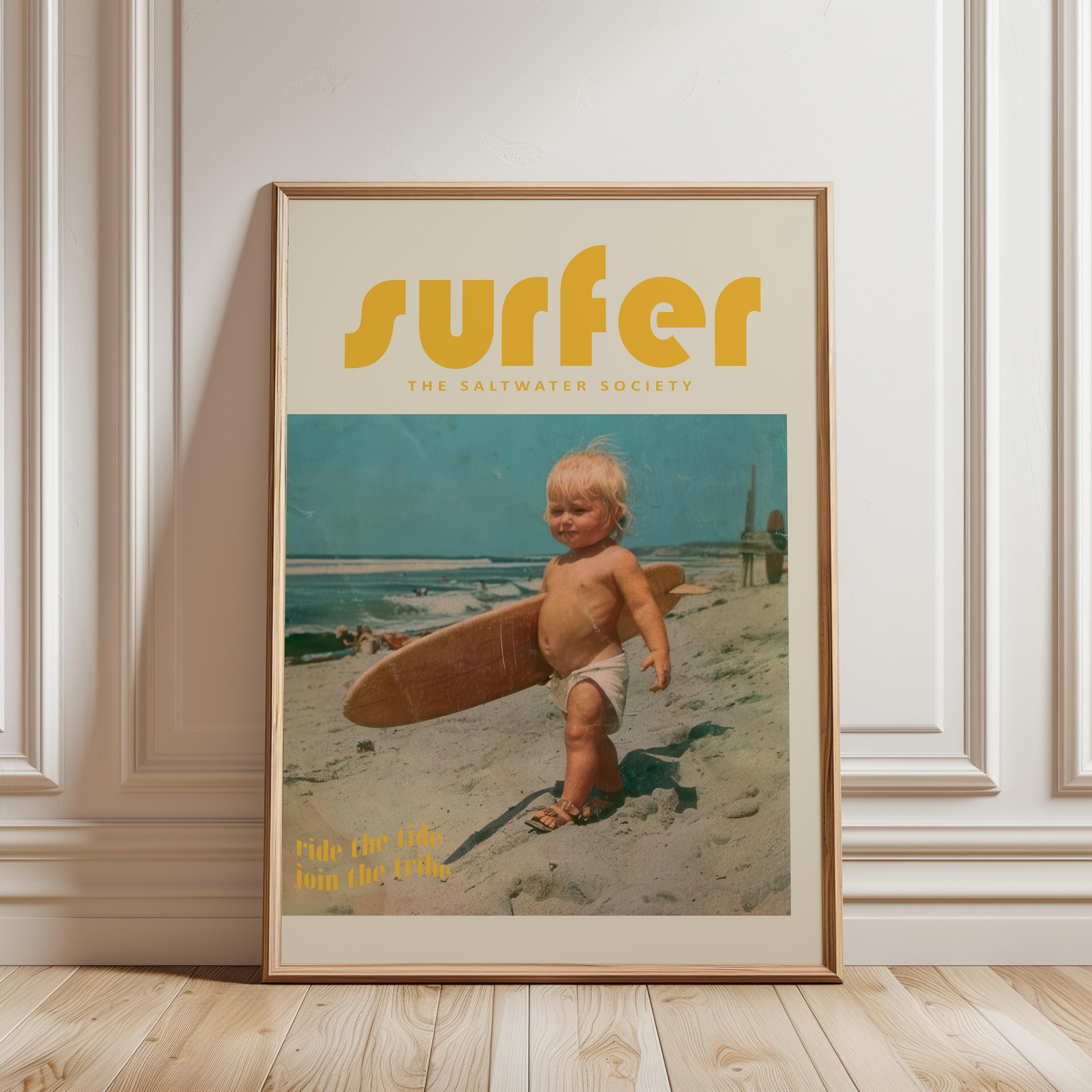Vintage Roxy Surf Poster - Etsy