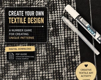 Textile Design Through a Number Game – Surface Pattern Design Activity – Digital Tutorial