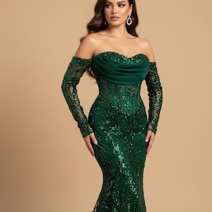 Corset Mermaid Prom Dress - Etsy