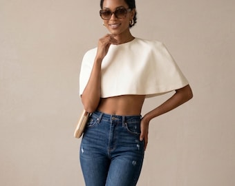 Haut châle sans manches élégant et élégant, cardigan uni printanier pour femme, vêtements d'extérieur pour réunion d'anniversaire et de navettage