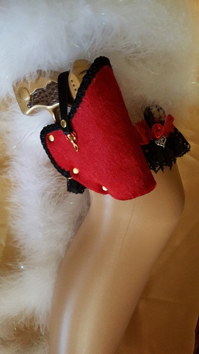 Wedding or Costume Steampunk Garter with Gun and Holster. Etsy