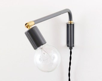 Swing Lamp: 24" Metal Bracket