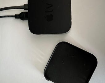 Minimalist 3D Printed Apple TV Stand – Clean Streaming Device Holder, Media Console Organizer