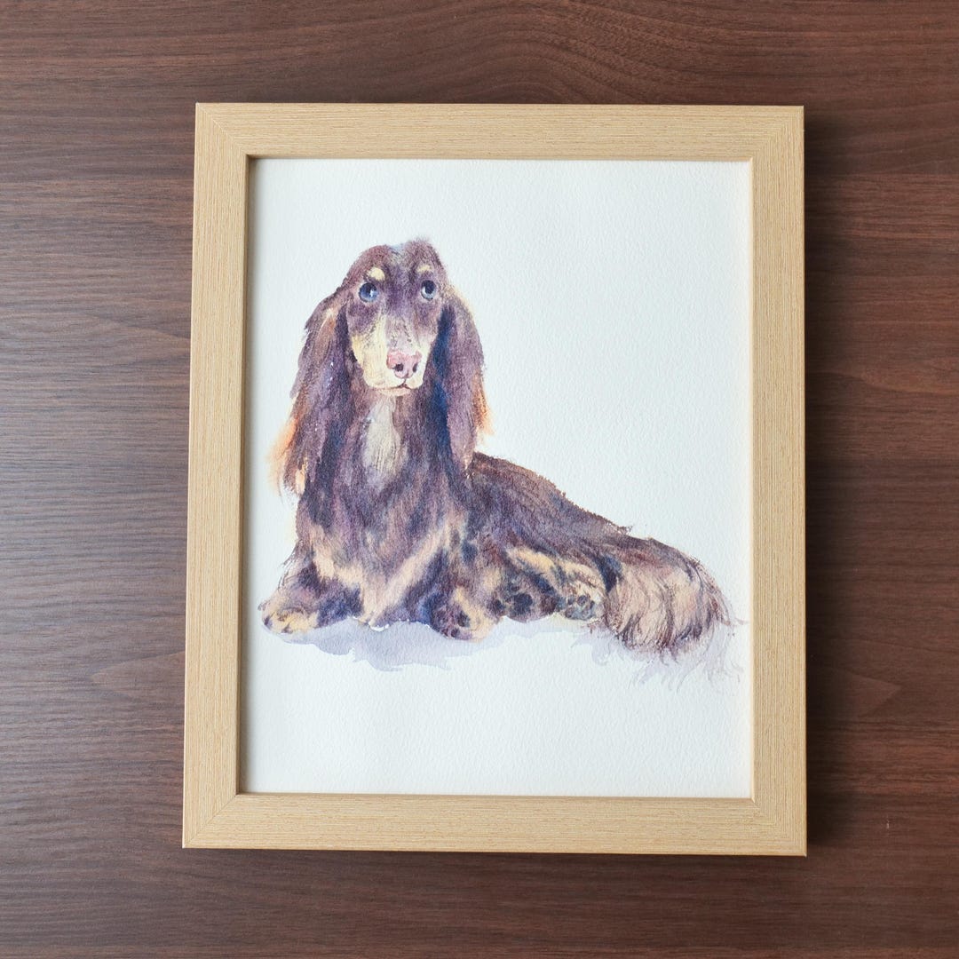 Custom Watercolor Pet Portrait: Hand-painted Dog & Cat Memorial Art - Etsy