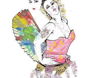 Add fringe tasseling to ANY bra cups *