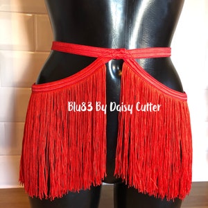 SASHAY- Burlesque fringe shimmy skirt shimmy belt
